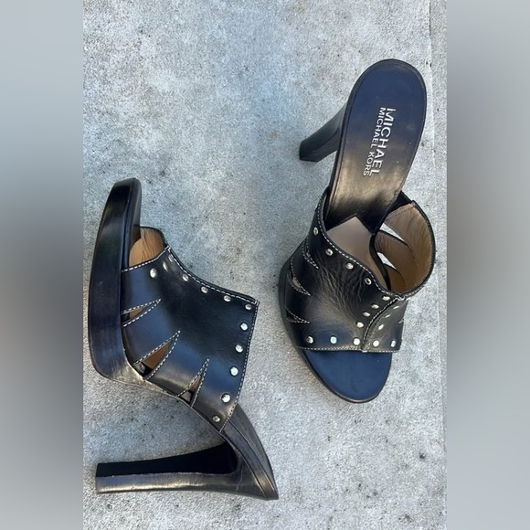 Michael Kors Black Western Heel - Picture 1 of 4